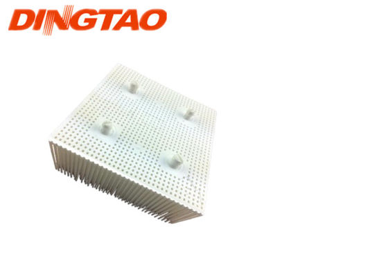 Industrial GT5250 S5200 Cutter Parts Bristle 1.6'' Poly - Round Foot - White 92910002
